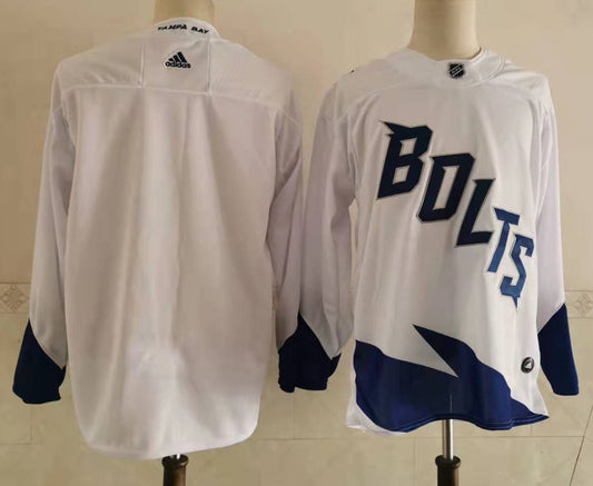 Men's Tampa Bay Lightning White Player Game Blank Jersey1