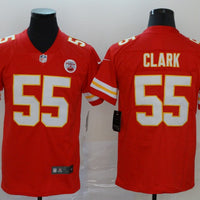 Men's Kansas City Chiefs Frank Clark #55 Red Game Jersey1