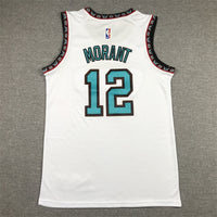 Men's Memphis Grizzlies Ja Morant #12 White Swingman Fashion Jersey1