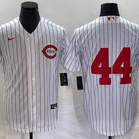 Men's Cincinnati Reds Elly De La Cruz #44 White 2022 MLB at Field of Dreams Game Authentic Player Jersey1