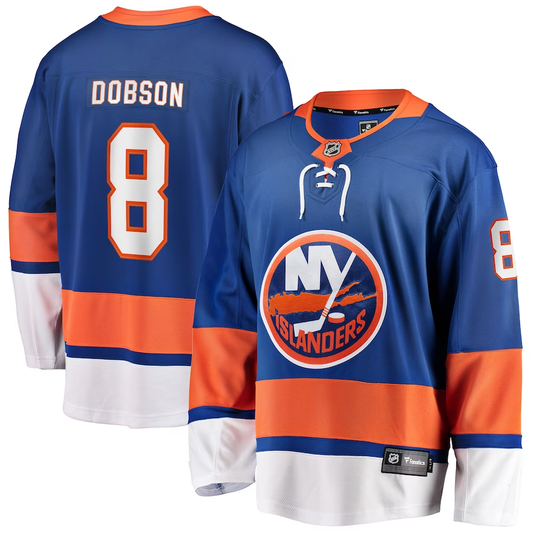 Men's New York Islanders Noah Dobson #8 Royal Player Game Jersey1