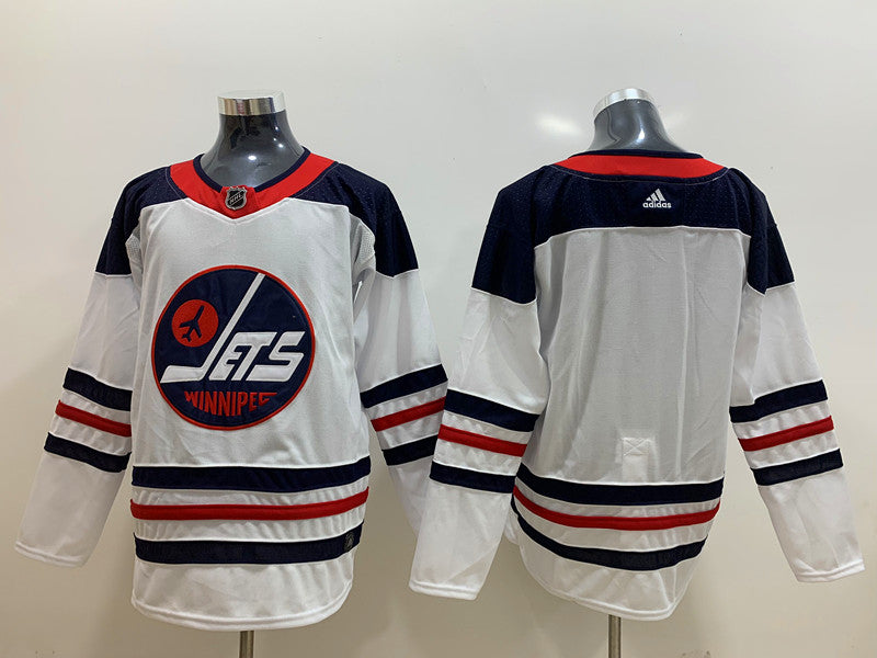 Men's Winnipeg Jets White Blank Player Jersey1