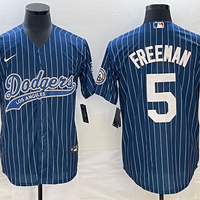 Men's Los Angeles Dodgers Freddie Freeman #5 Blue Player Jersey1 Joint Edition