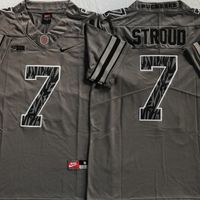 Men's Ohio State Buckeyes C.J. Stroud #7 Gray Player Game Jersey