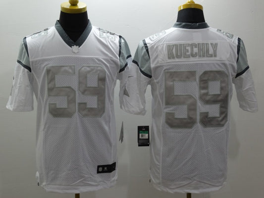 Men's Carolina Panthers Luke Kuechly #59 White Player Game Jersey1