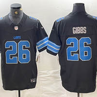Jahmyr Gibbs #26 Detroit Lions Black Vapor Limited Jersey - JerseysFreak