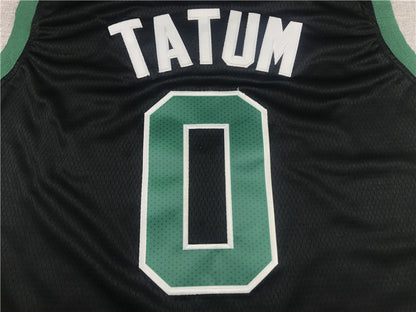 Men's Boston Celtics Jayson Tatum #0 Black 2022/23 Statement Edition Swingman Jersey1