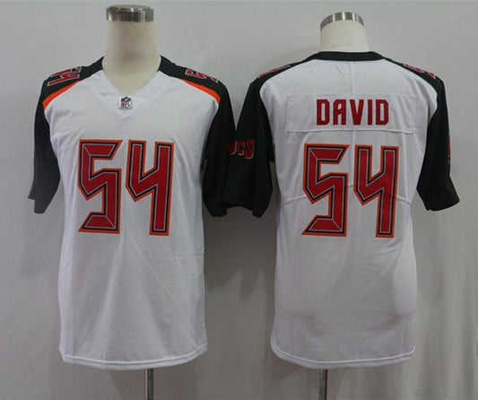 Men's Tampa Bay Buccaneers Lavonte David #54 White Game Jersey1