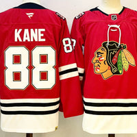 Men's Chicago Blackhawks Patrick Kane #88 Red Premium Player Jersey