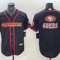 Men's San Francisco 49ers Black Joint Edition Player Jersey1