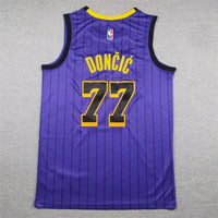 Luka Doncic #77 Los Angeles Lakers Purple Statement Edition Swingman Jersey