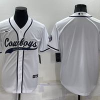 Men's Dallas Cowboys White Blank Jersey1