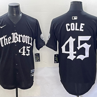 Men's New York Yankees Gerrit Cole #45 Black Alternate Limited Player Jersey