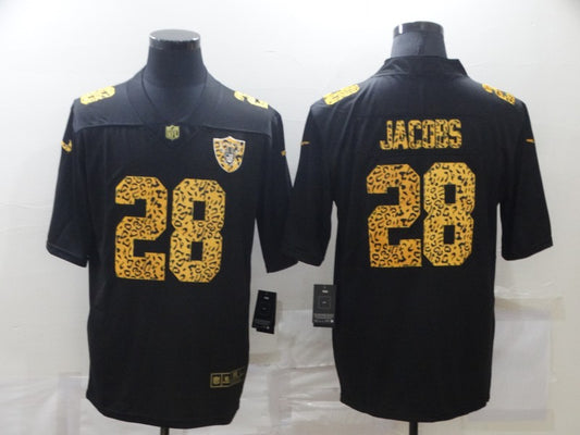 Men's Las Vegas Raiders Josh Jacobs Black Game Jersey1