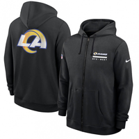 Men's Los Angeles Rams Utility Player Sideline NFL Full-Zip Hoodie