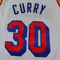 Men's Golden State Warriors Stephen Curry #30 White 2024/25 Swingman Jersey1 - Classic Edition