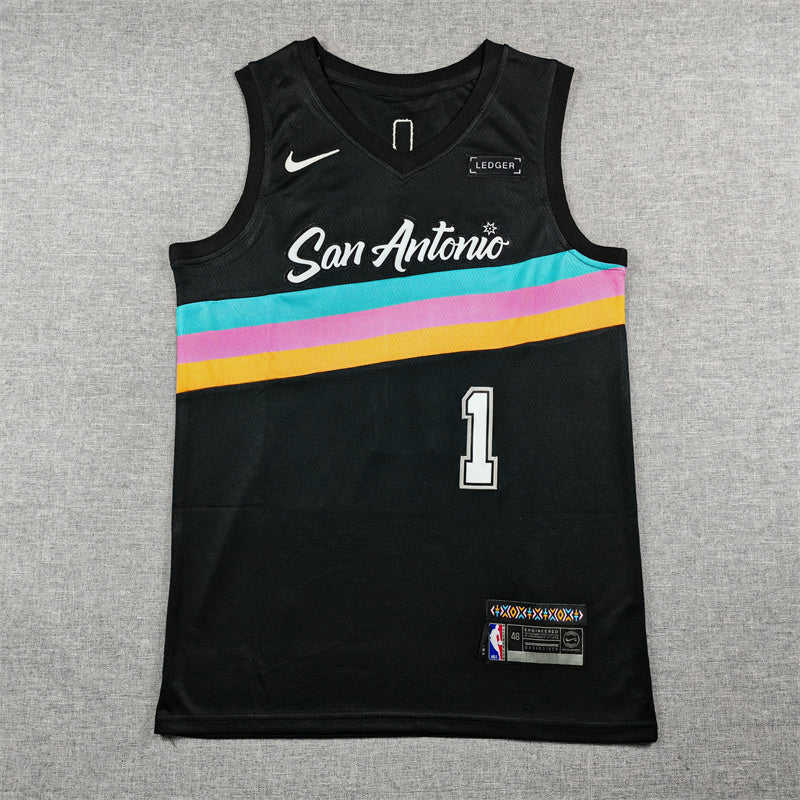 Victor Wembanyama San Antonio Spurs Black City Edition Jersey