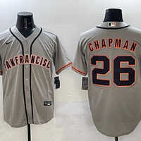 Men's San Francisco Giants Matt Chapman #26 Gray Limited Player Jersey