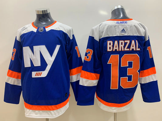 Men's New York Islanders Mathew Barzal #13 Royal Game Jersey1
