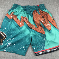 Men's Memphis Grizzlies Green Swingman Pocket Shorts1