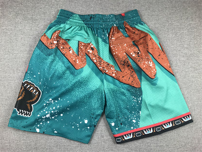 Men's Memphis Grizzlies Green Swingman Pocket Shorts1