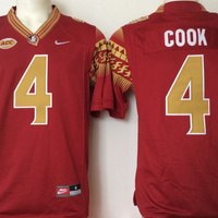 Men's Florida State Seminoles Dalvin Cook #4 Red Player Game Jersey
