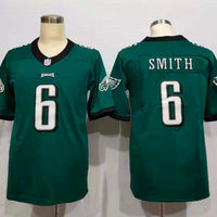 Men's Philadelphia Eagles DeVonta Smith #6 Midnight Green Game Jersey1