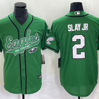 Men's Philadelphia Eagles Darius Slay Jr. #2 Kelly Green Game Jersey1 Joint Edition