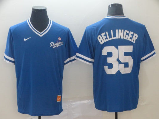 Men's Los Angeles Dodgers Cody Bellinger #35 Blue Player Game Jersey1