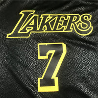Men's Los Angeles Lakers Carmelo Anthony #7 Black City Edition Swingman Jersey1