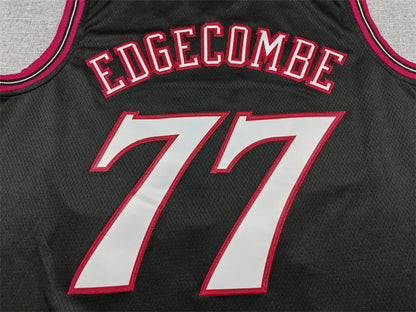 Men's Philadelphia 76ers V. J. Edgecombe #77 Black Swingman Jersey - Classic Edition