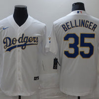 Men's Los Angeles Dodgers Cody Bellinger #35 White Stitched Jersey1