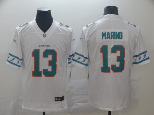 Men's Miami Dolphins Dan Marino #13 White Player Game Jersey1