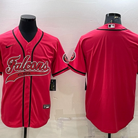 Men's Atlanta Falcons Red Blank Jersey1