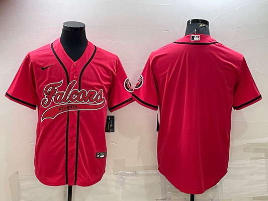 Men's Atlanta Falcons Red Blank Jersey1
