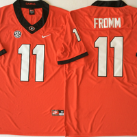 Men's Georgia Bulldogs Jake Fromm #11 Red Player Game Jersey