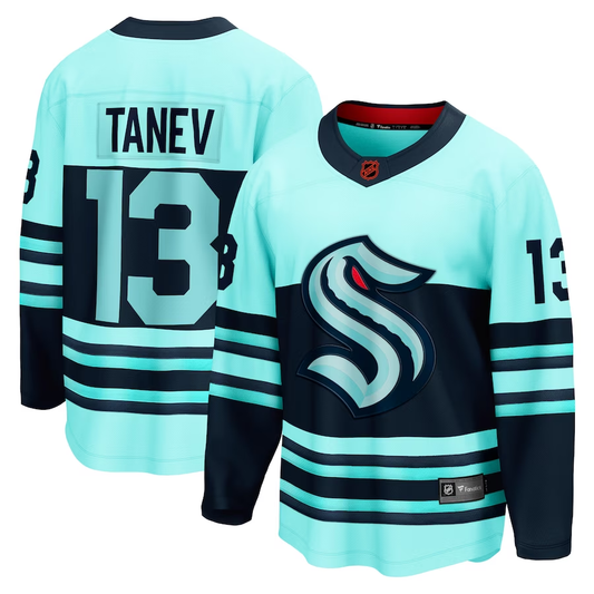 Men's Seattle Kraken Brandon Tanev #13 Teal Special Edition 2.0 Breakaway Player Jersey1