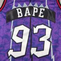 Men's Toronto Raptors BAPE #93 Purple 1998/99 Hardwood Classics Swingman Jersey1