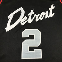 Men's Detroit Pistons Cade Cunningham #2 Black 2023/24 Swingman Jersey1 - City Edition