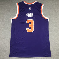 Men's Phoenix Suns Chris Paul Purple 2020/21 Fast Break Replica Player Jersey1