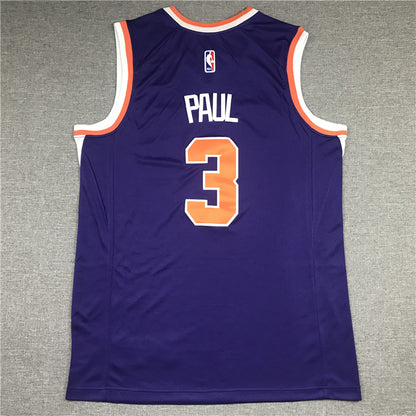Men's Phoenix Suns Chris Paul Purple 2020/21 Fast Break Replica Player Jersey1
