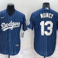Men's Los Angeles Dodgers Max Muncy #13 Blue Authentic Game Jersey1