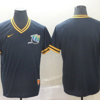 Men's Tampa Bay Rays Navy Replica Blank Jersey1