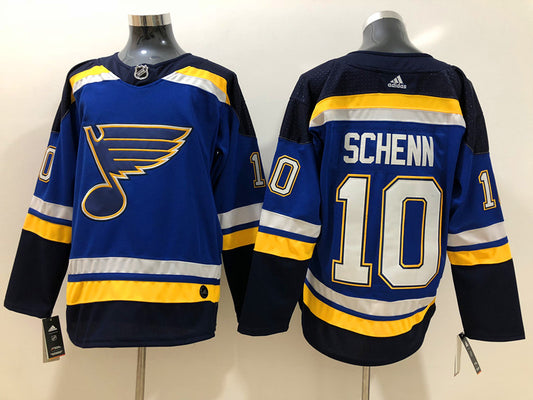 Men's St. Louis Blues Brayden Schenn #10 Blue Home Breakaway Player Jersey1