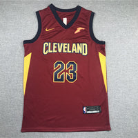 Men's Cleveland Cavaliers LeBron James #23 Red Swingman Player Jersey1