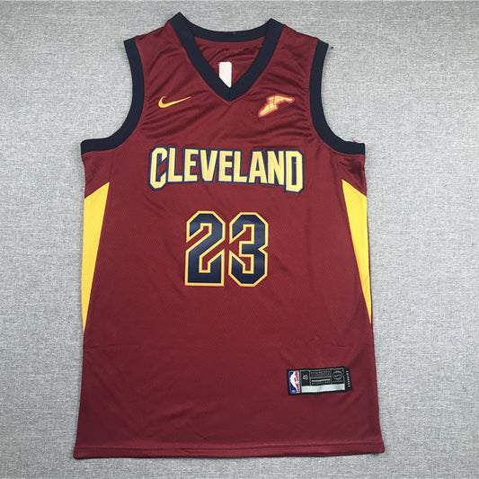 Men's Cleveland Cavaliers LeBron James #23 Red Swingman Player Jersey1