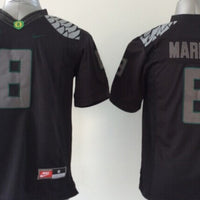 Men's Oregon Ducks Marcus Mariota #8 Black Team Replica Jersey