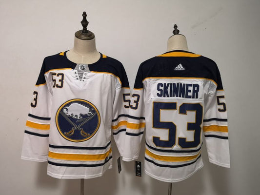 Men's Buffalo Sabres Jeff Skinner #53 White Replica Jersey1