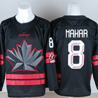 Men's Canada Hockey Cale Makar #8 Black 2026 Winter Olympics Jersey