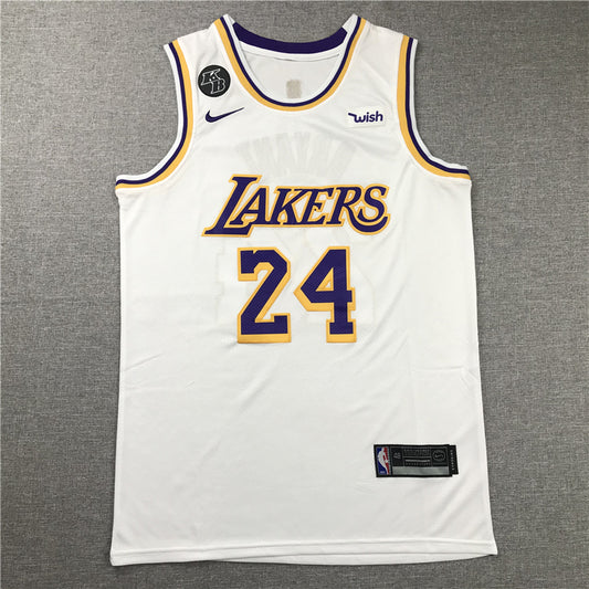 Men's Kobe Bryant Los Angeles Lakers #24 NBA Classics Retro Jersey1 - White